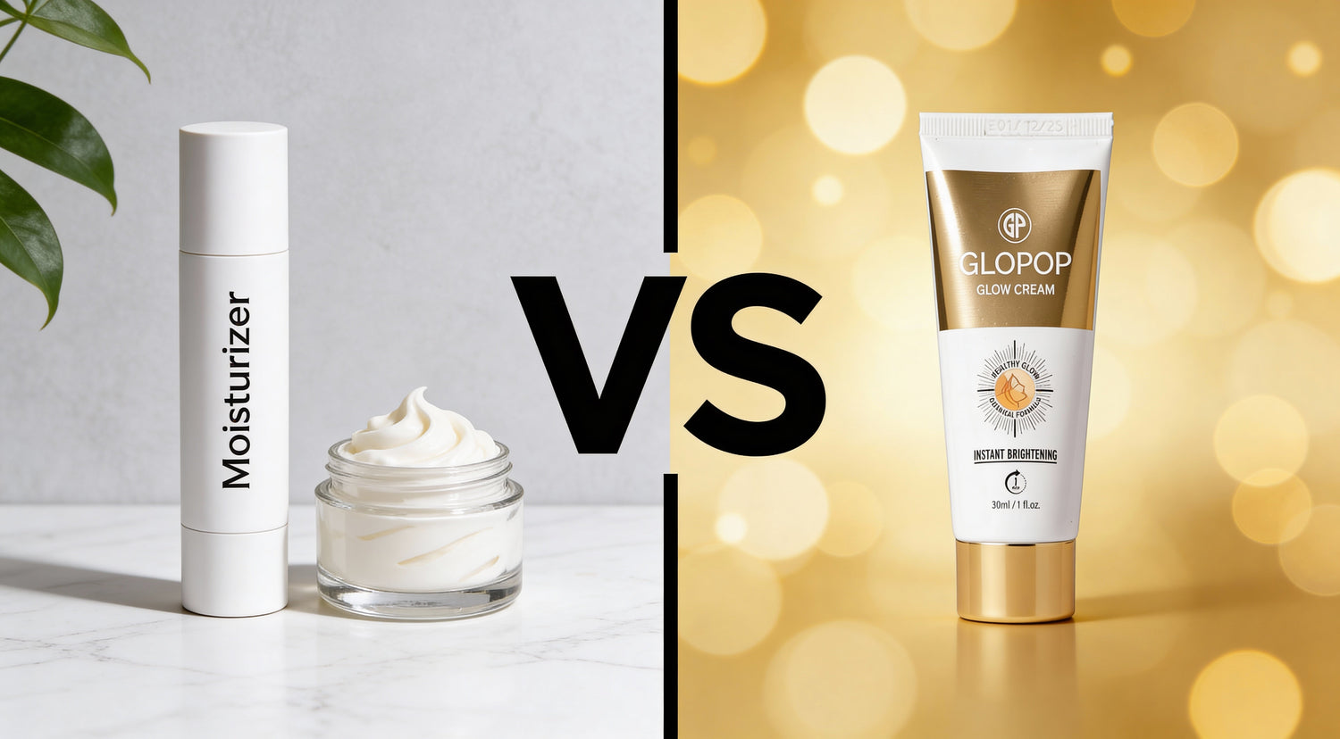 Glow Cream vs Moisturizer: What’s the Real Difference?